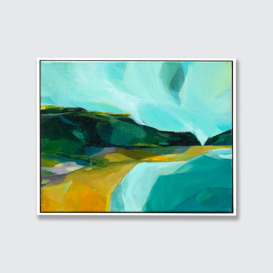 River and Shores Original Painting by Holly Roach