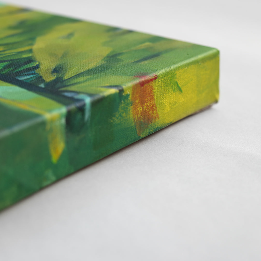 River and Trees Original Painting by Holly Roach