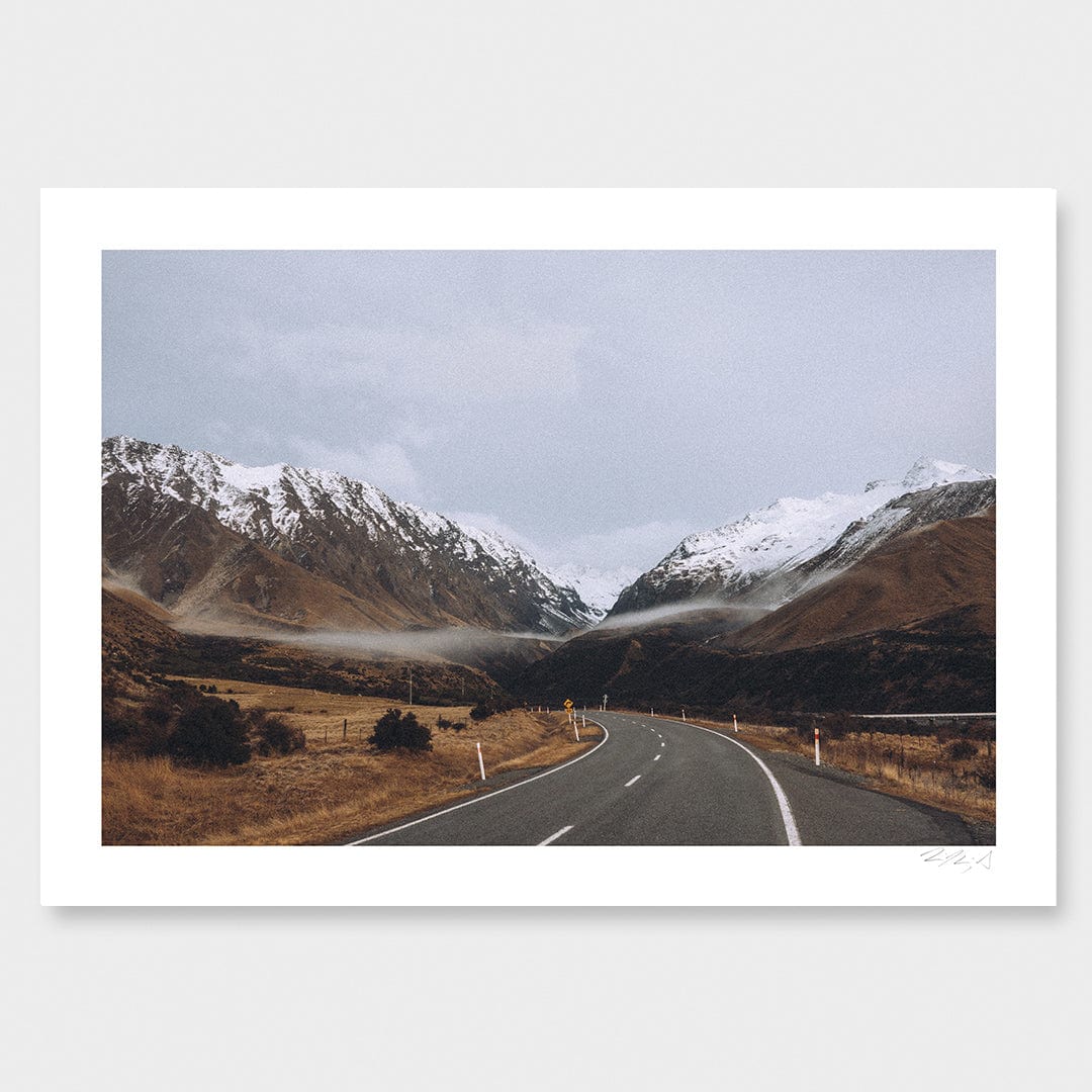 Road to Mt Cook Dreams Art Print by Jessica Higueras