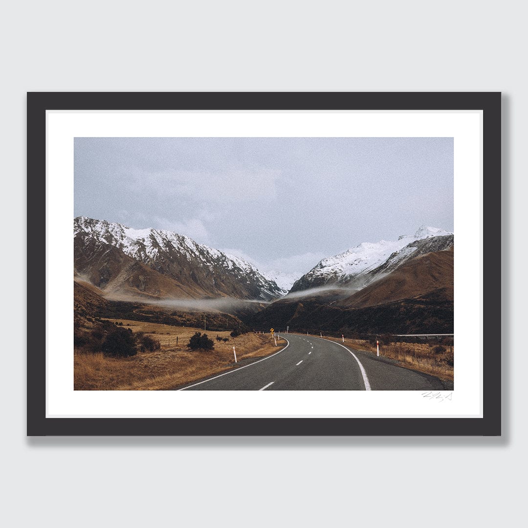 Road to Mt Cook Dreams Art Print by Jessica Higueras