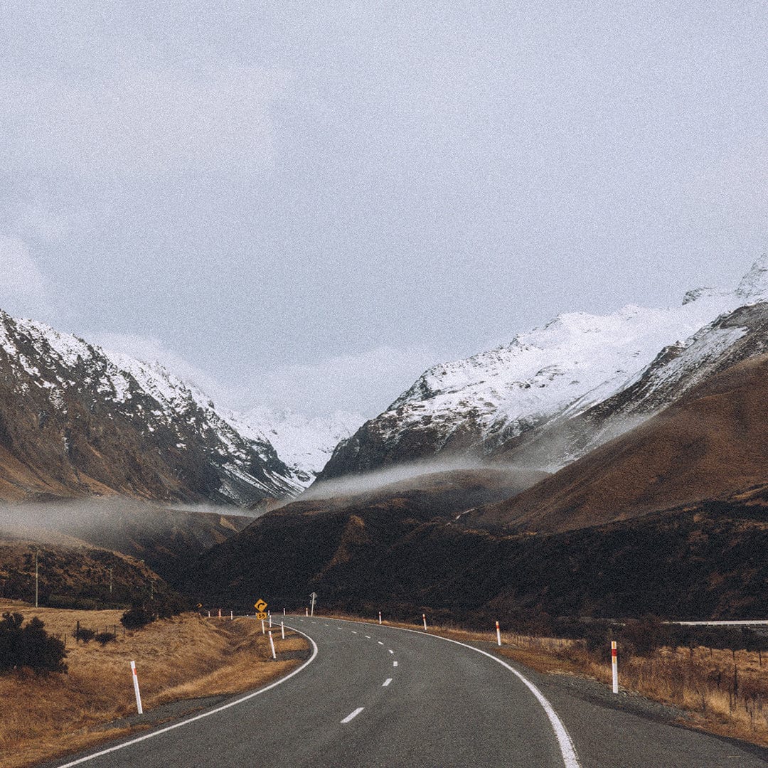 Road to Mt Cook Dreams Art Print by Jessica Higueras