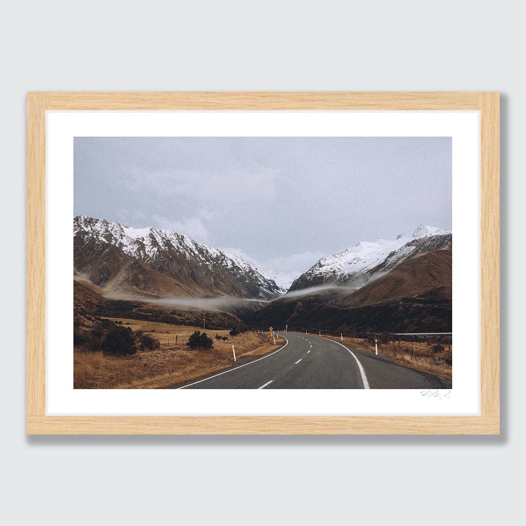 Road to Mt Cook Dreams Art Print by Jessica Higueras
