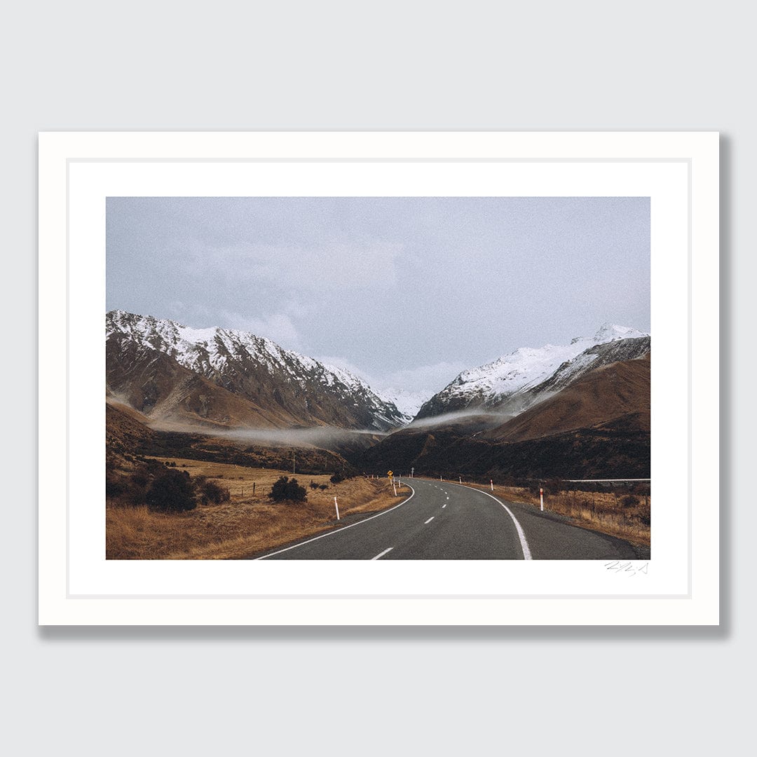 Road to Mt Cook Dreams Art Print by Jessica Higueras