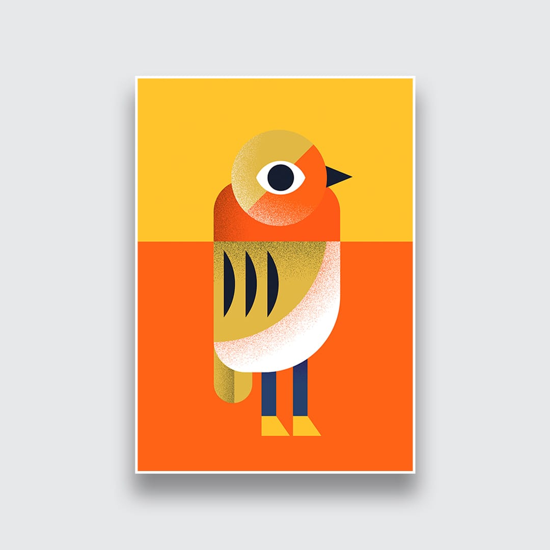 Robin Art Print by Beth Xia