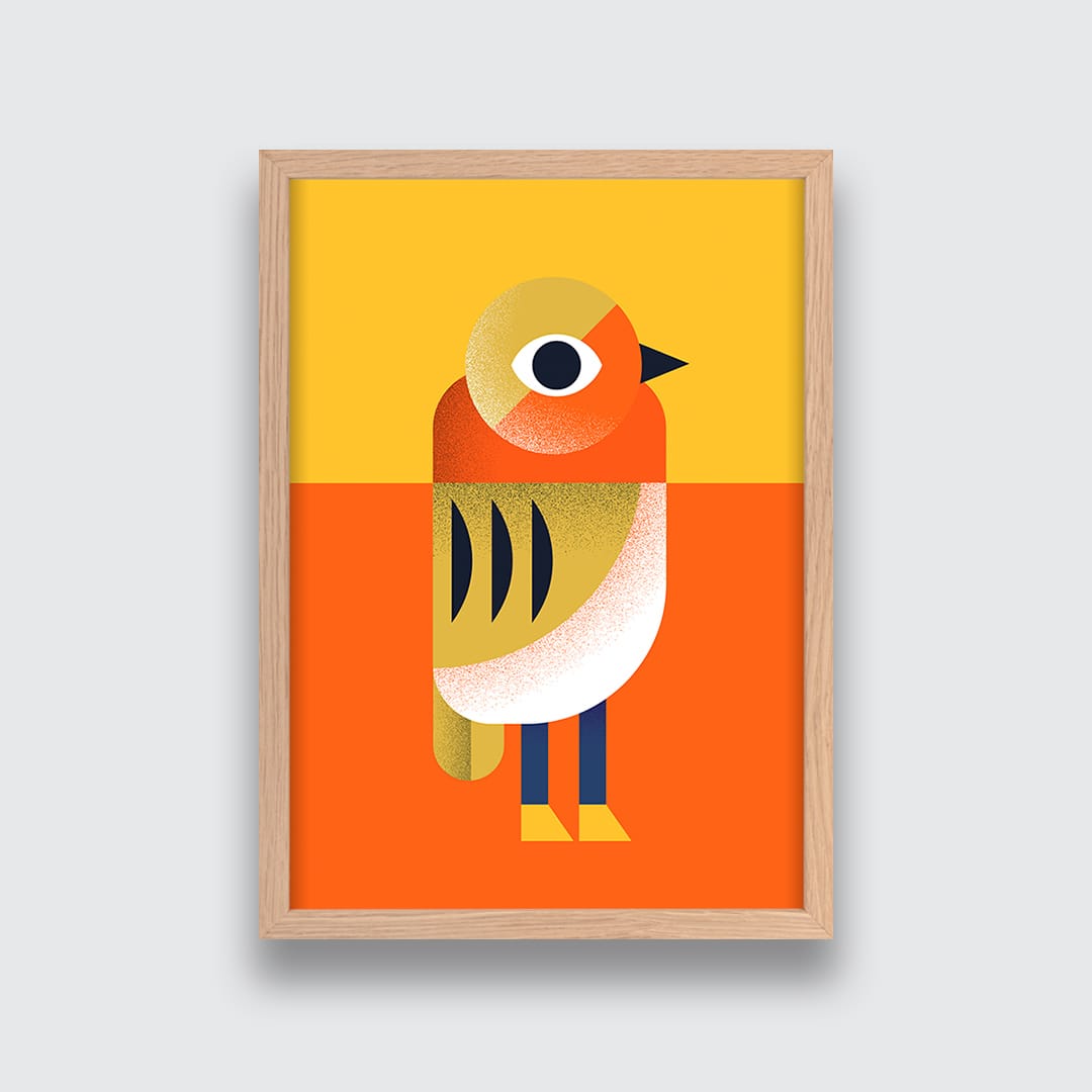 Robin Art Print by Beth Xia