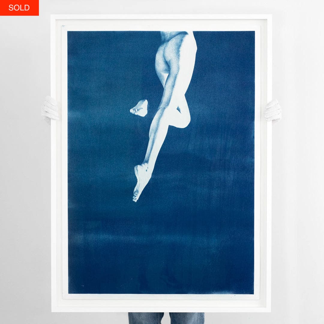 A0 Chiaroscuro Legs 05 Limited Edition Cyanotype by Sophia Jenny