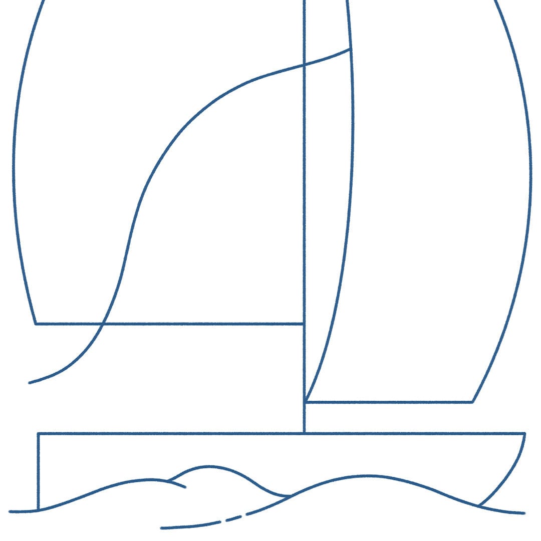 Sail Art Print by Matt Jennings