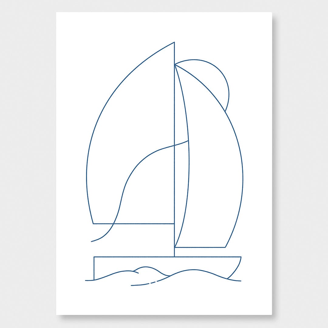 Sail Art Print by Matt Jennings