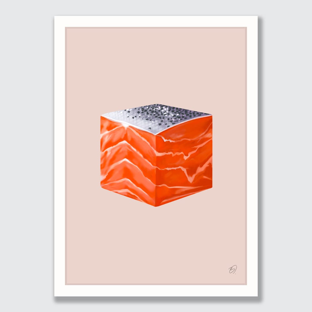 Salmon Art Print by Becca O&#39;Shea