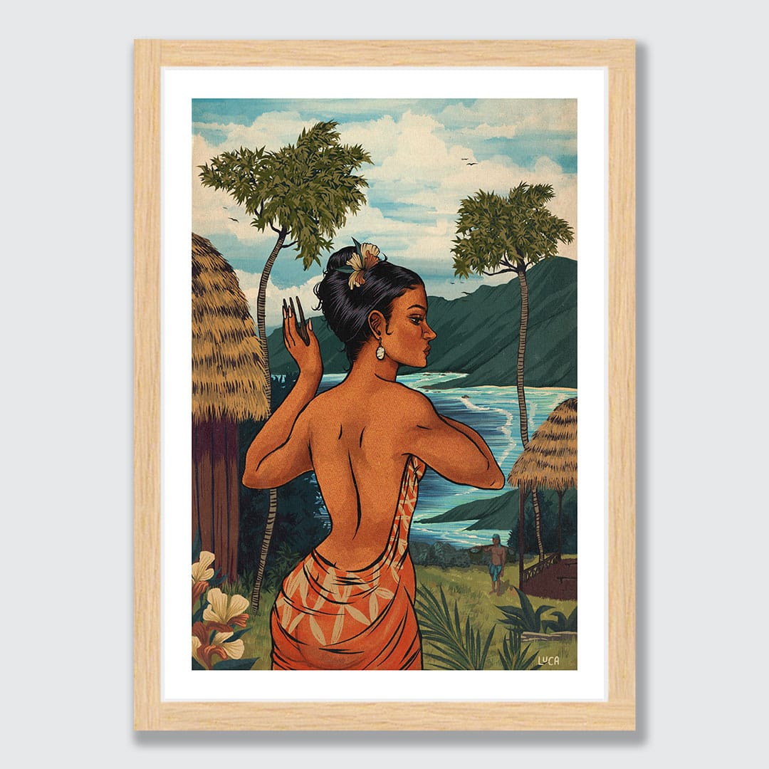 Samena Art Print by Luca Tu'avao Walton