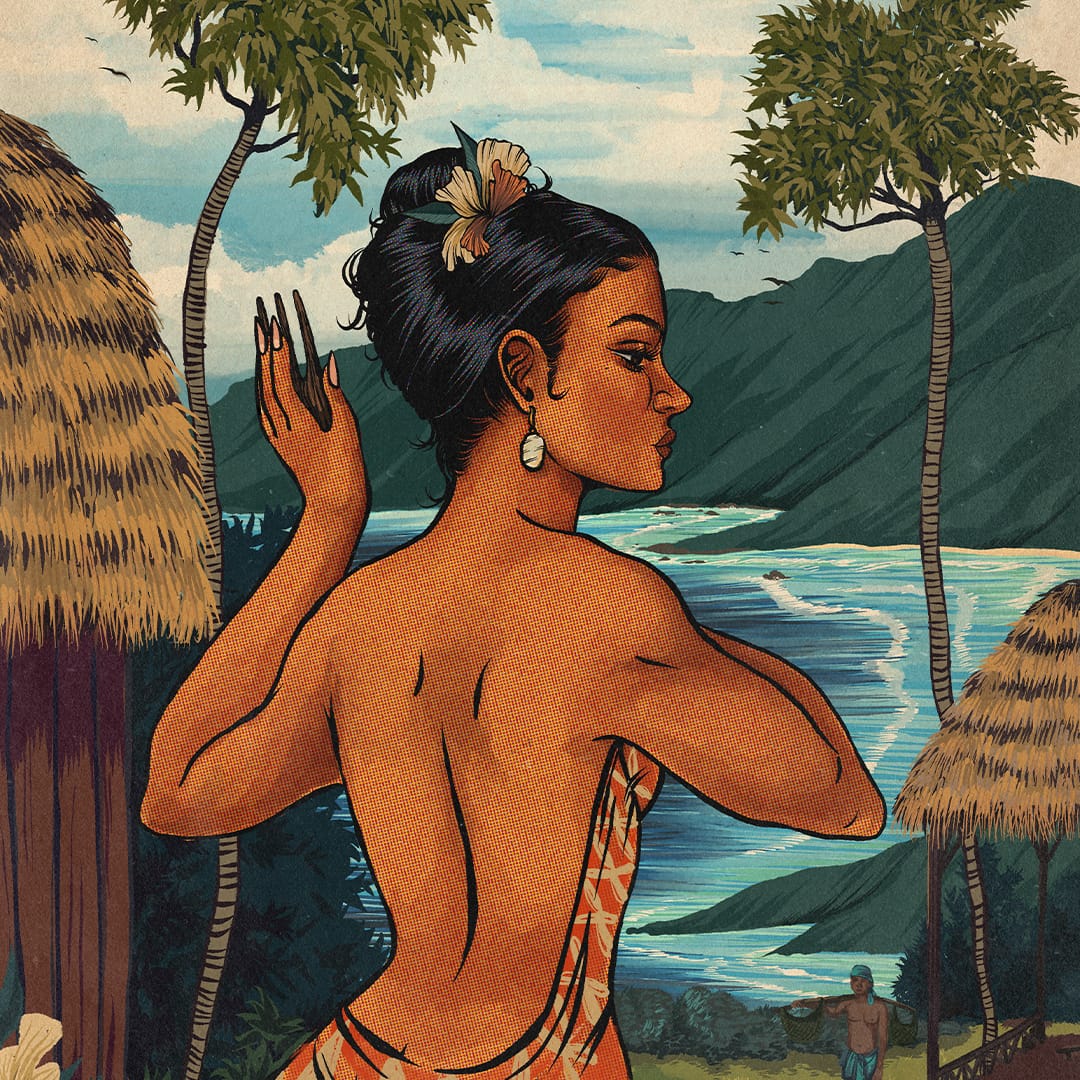 Samena Art Print by Luca Tu'avao Walton