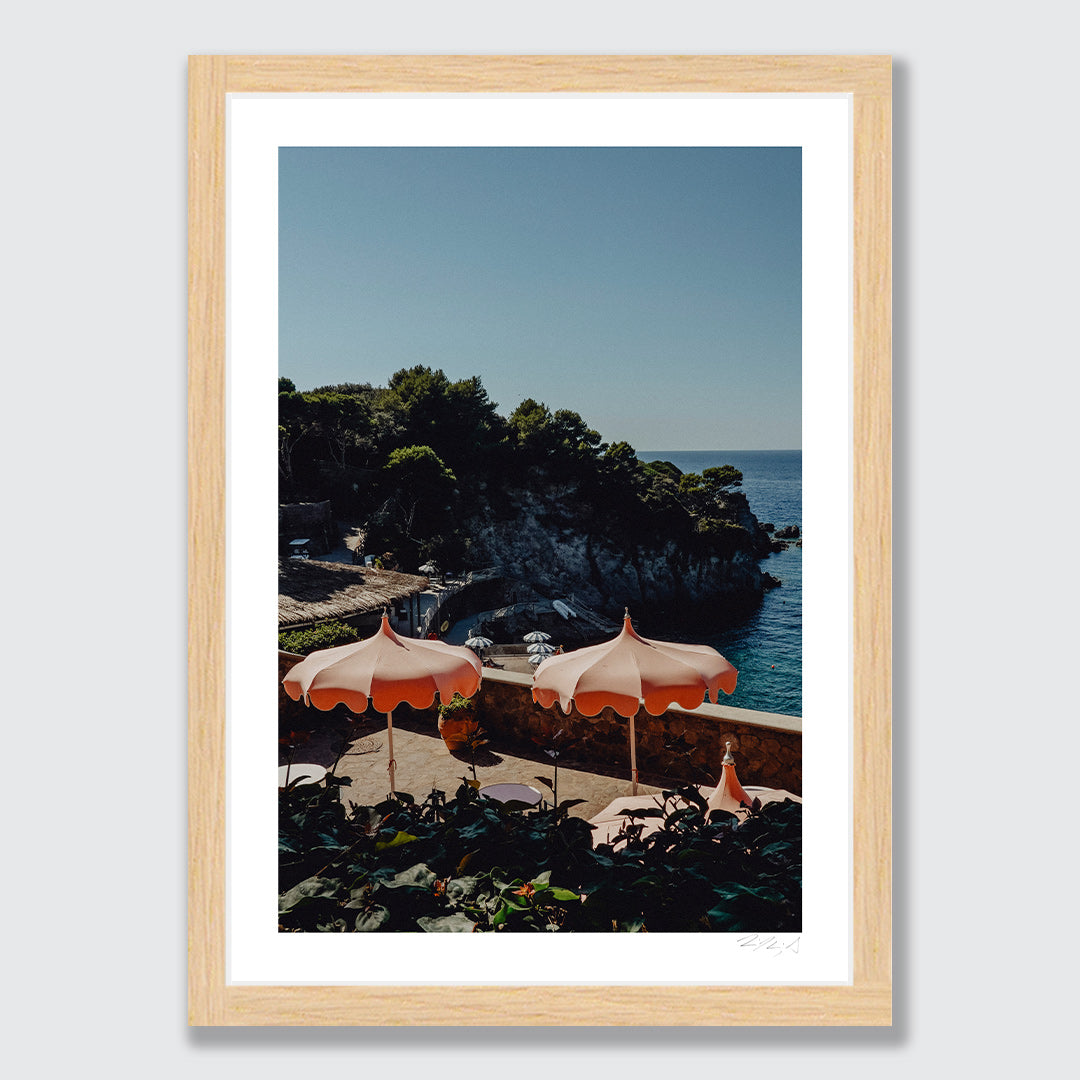 Seaside Views, Ischia Art Print by Jessica Higueras
