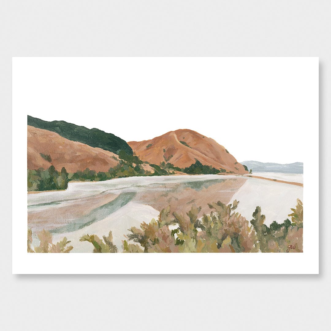 Serenity of Cable Bay Art Print by Grace Wilkinson