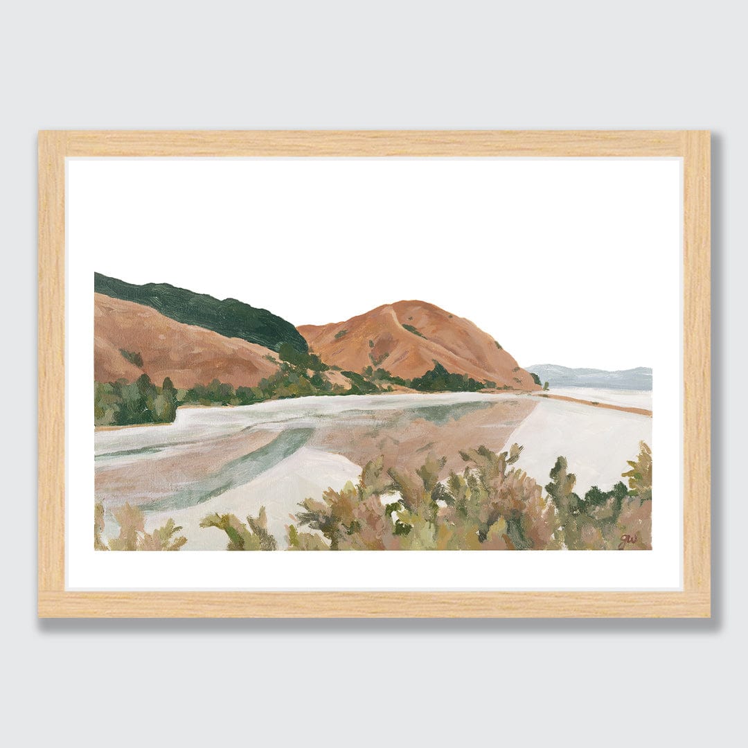Serenity of Cable Bay Art Print by Grace Wilkinson