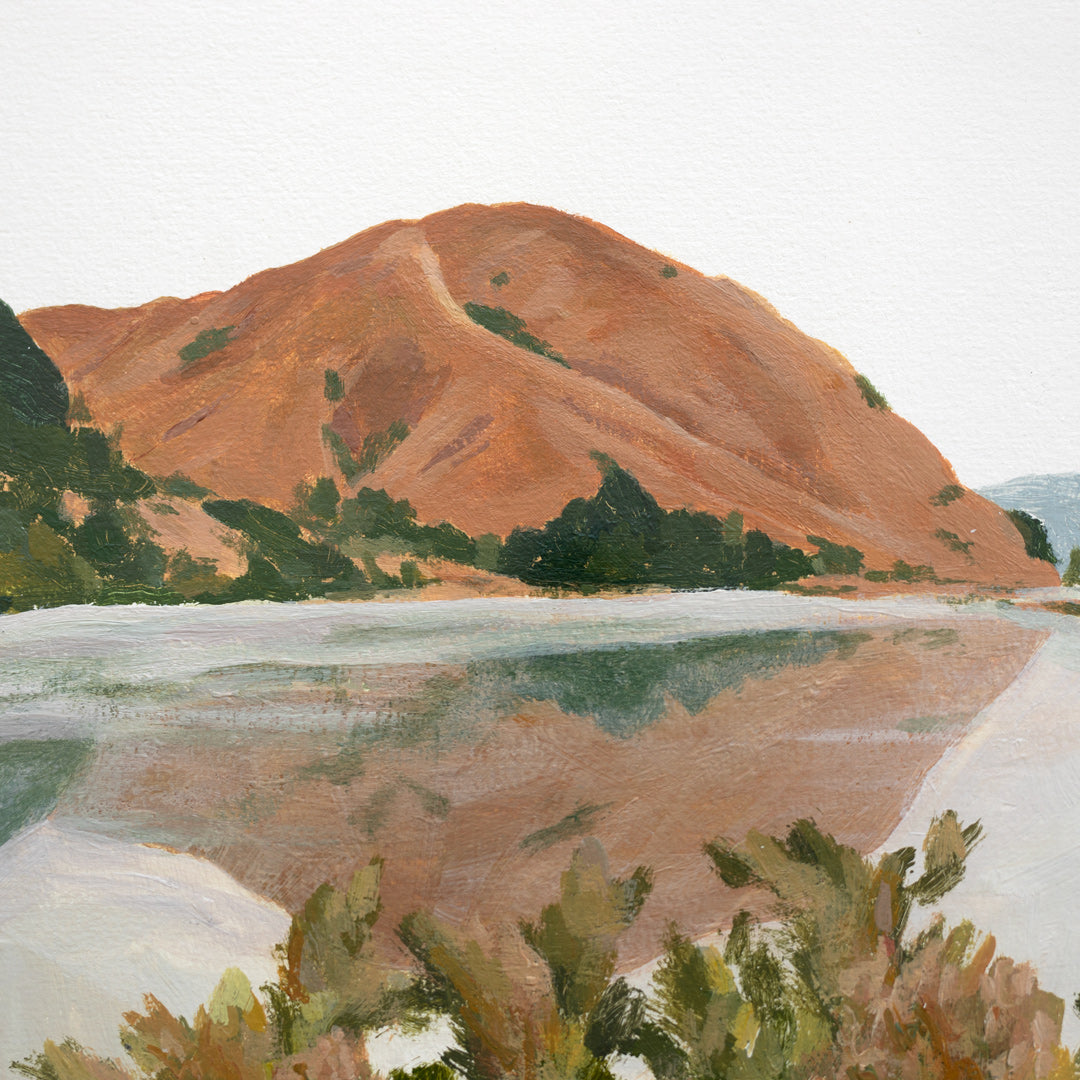 Serenity of Cable Bay Original Painting by Grace Wilkinson