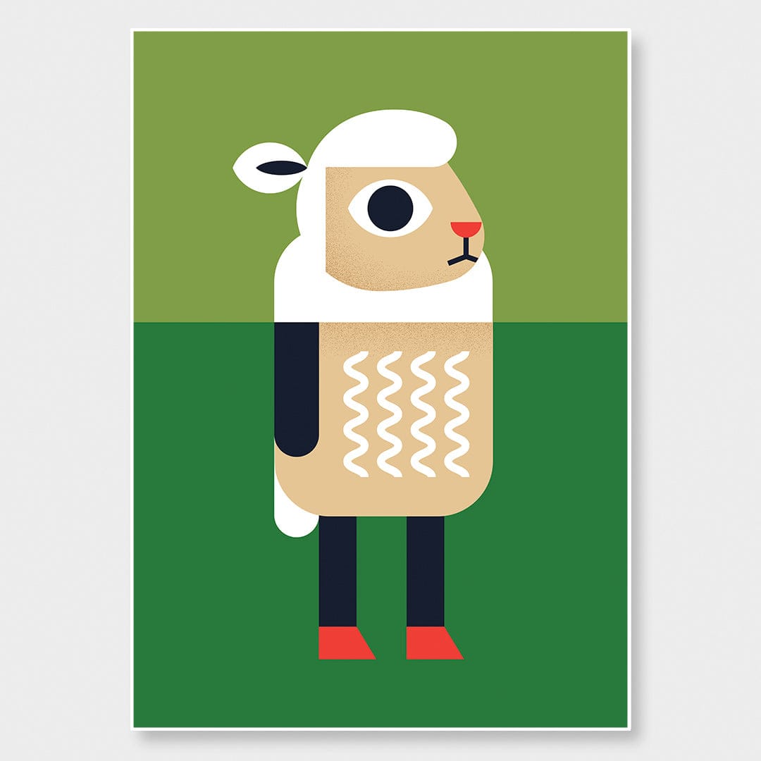 Sheep Art Print by Beth Xia