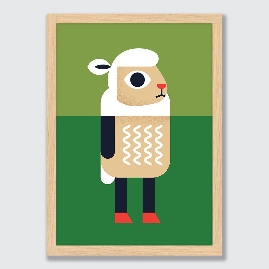 Sheep Art Print by Beth Xia