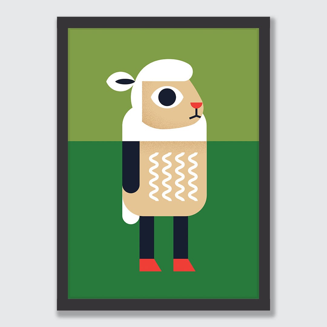 Sheep Art Print by Beth Xia