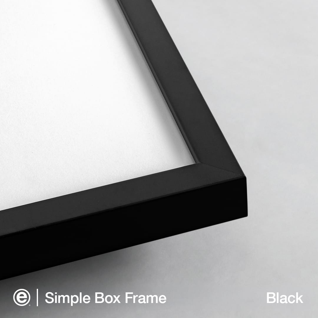 Simple Box Art-Ready Frame – Black