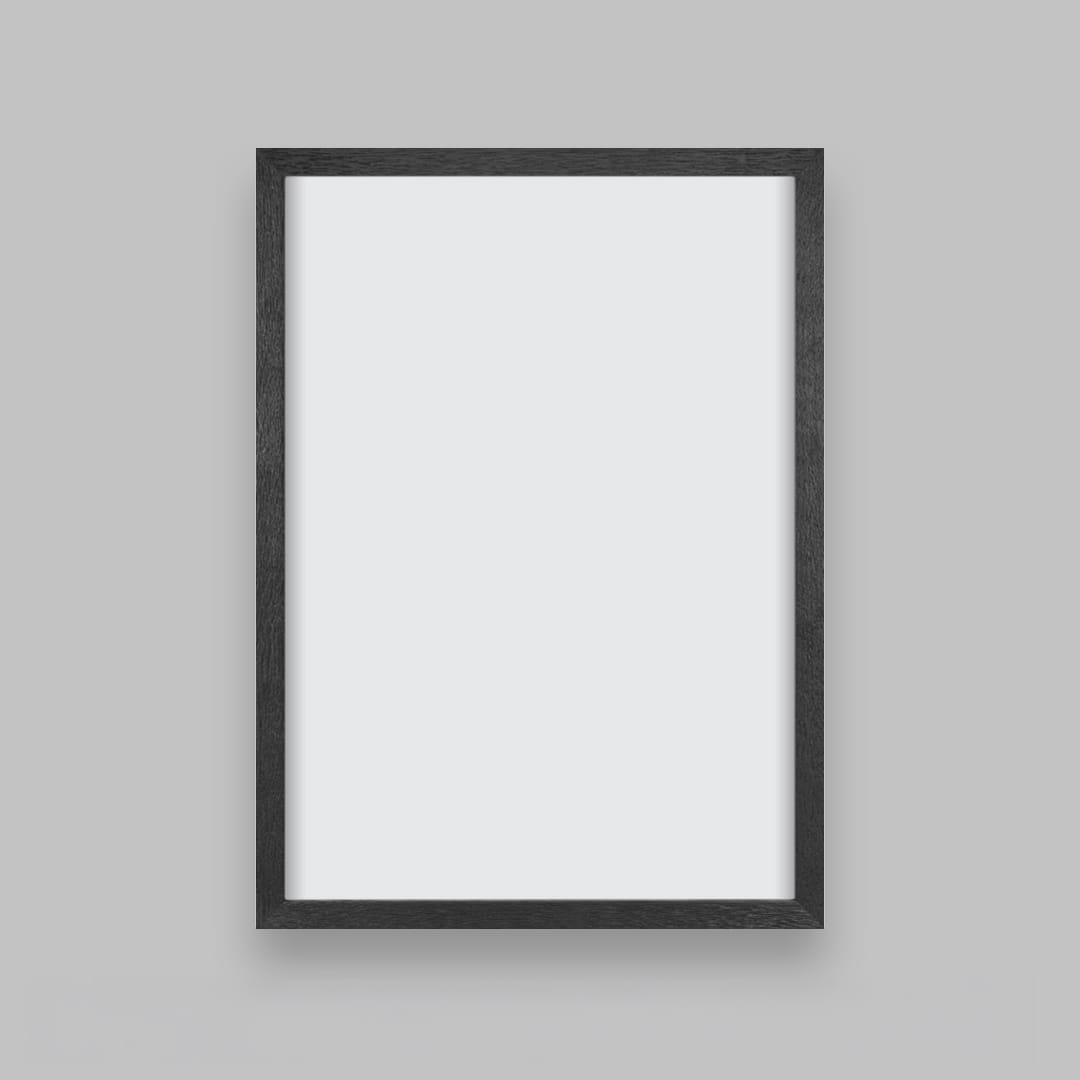 Simple Box Art-Ready Frame – Charcoal