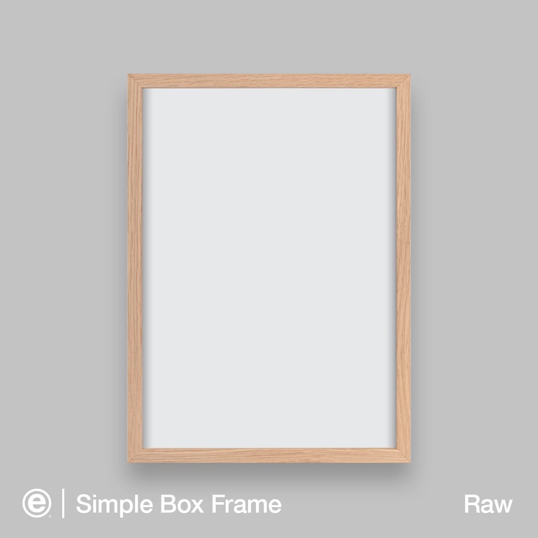 Simple Box Art-Ready Frame – Raw