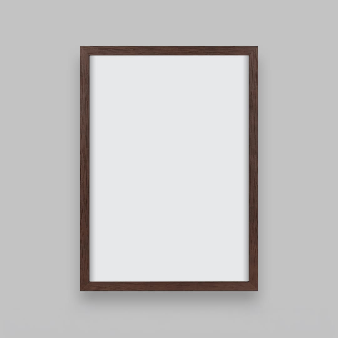 Simple Box Art-Ready Frame – Tobacco