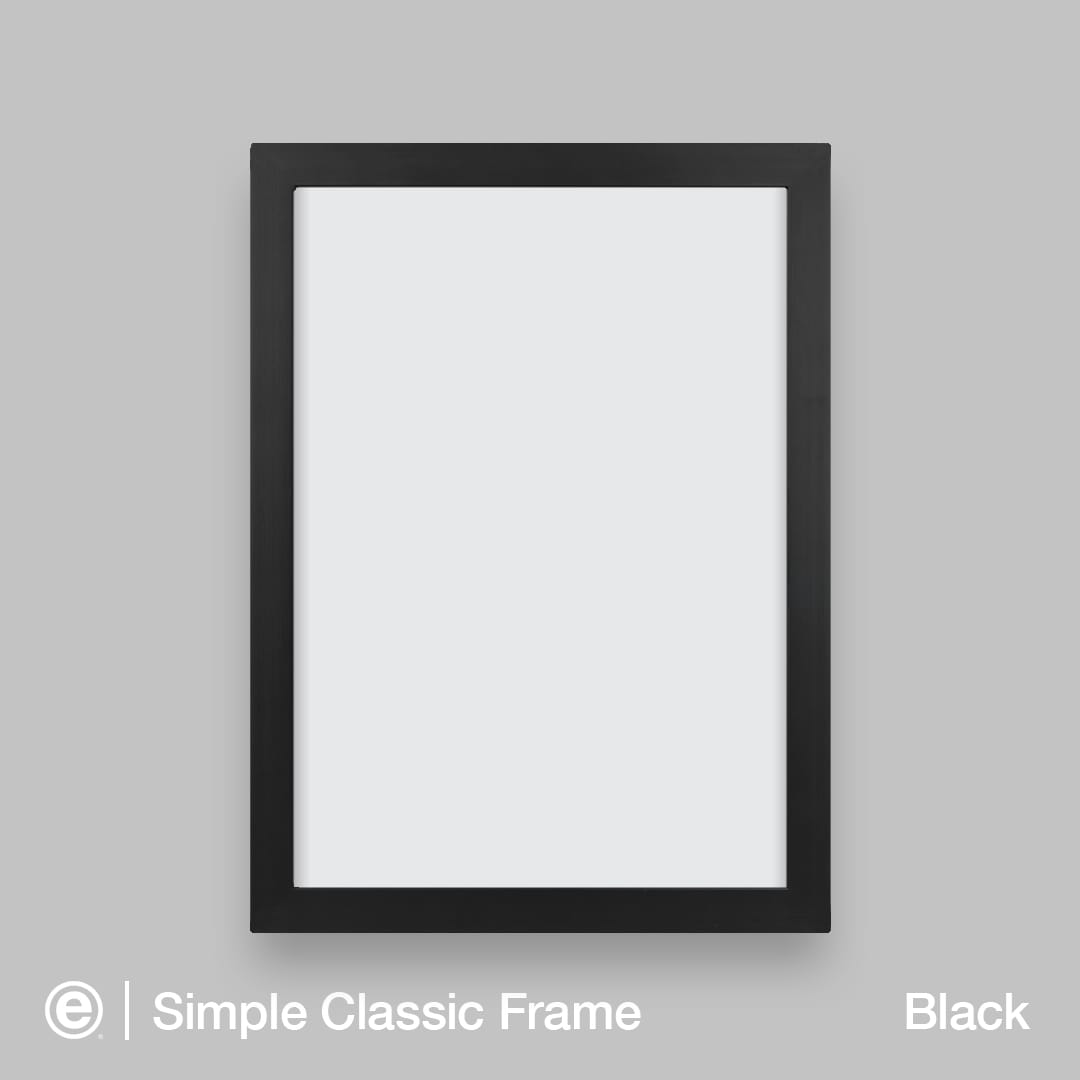 Simple Classic Art-Ready Frame – Black