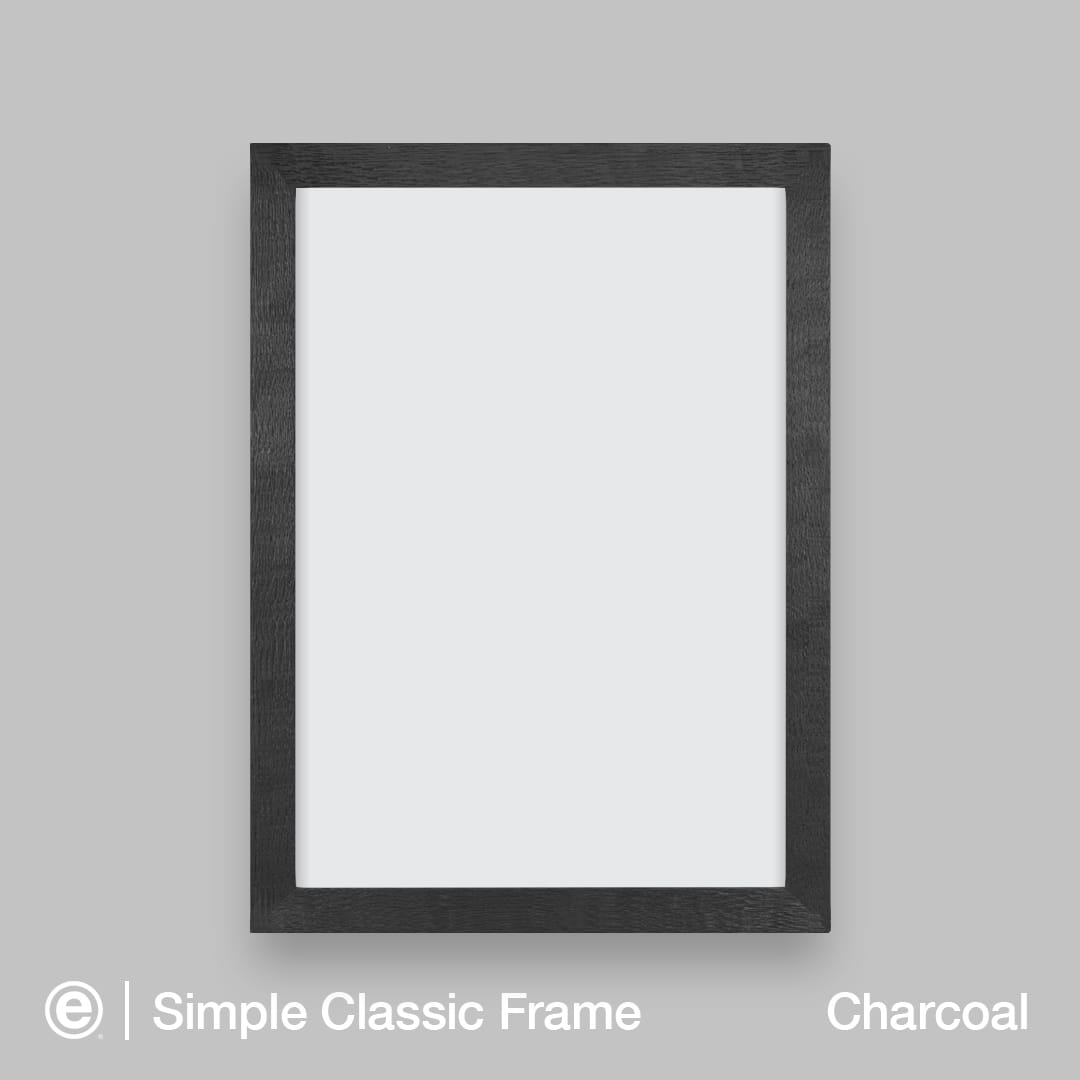 Simple Classic Art-Ready Frame – Charcoal