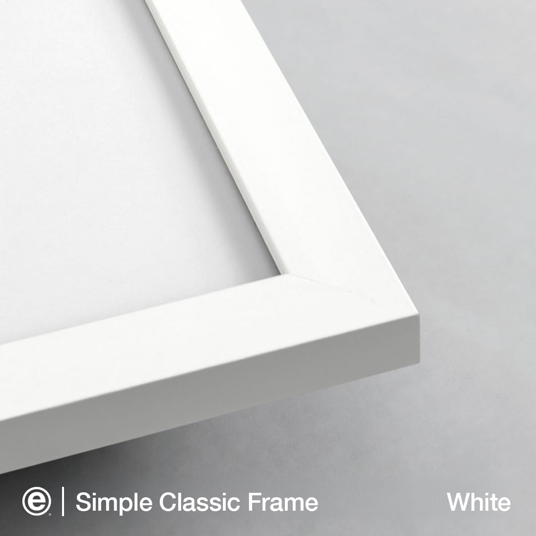 Simple Classic Art-Ready Frame – White