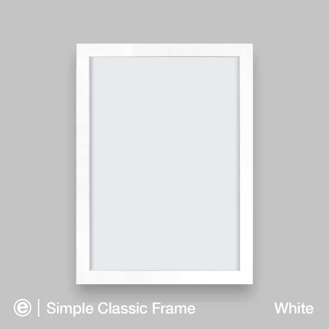 Simple Classic Art-Ready Frame – White