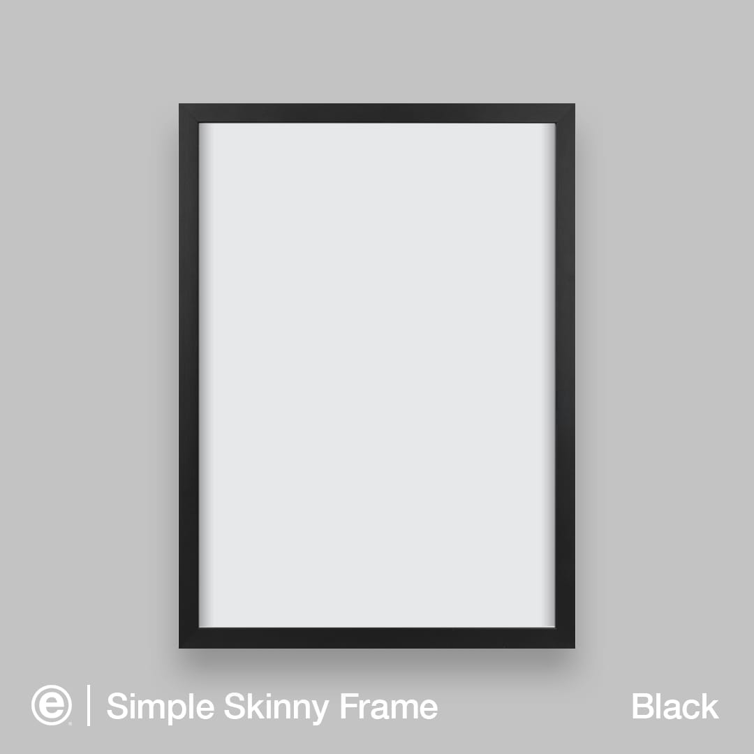 Simple Skinny Art-Ready Frame – Black