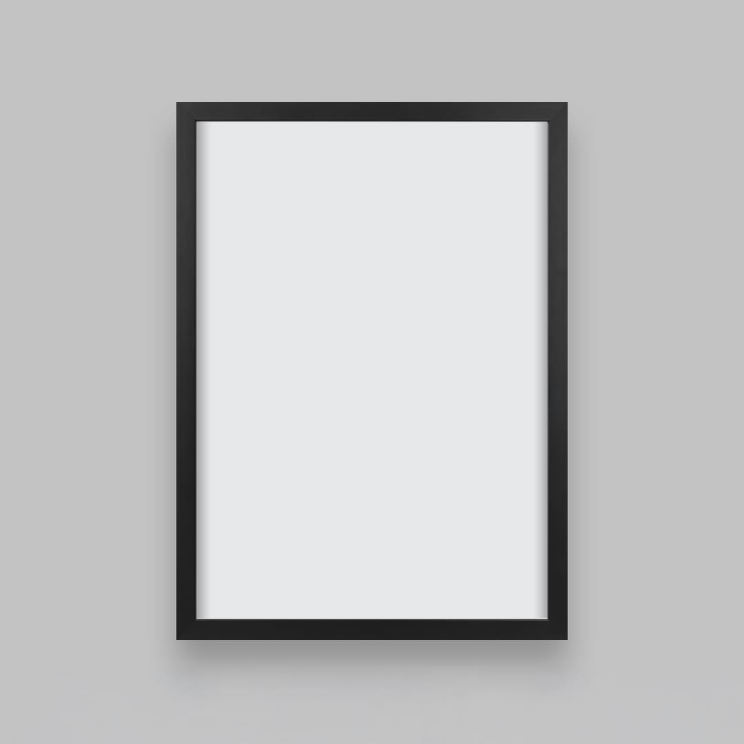 Simple Skinny Art-Ready Frame – Black