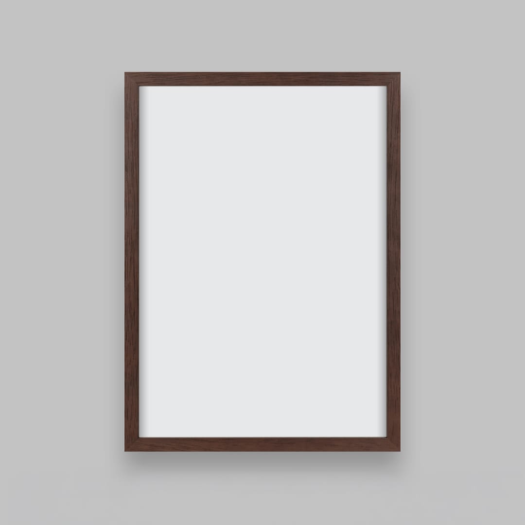 Simple Skinny Art-Ready Frame – Tobacco