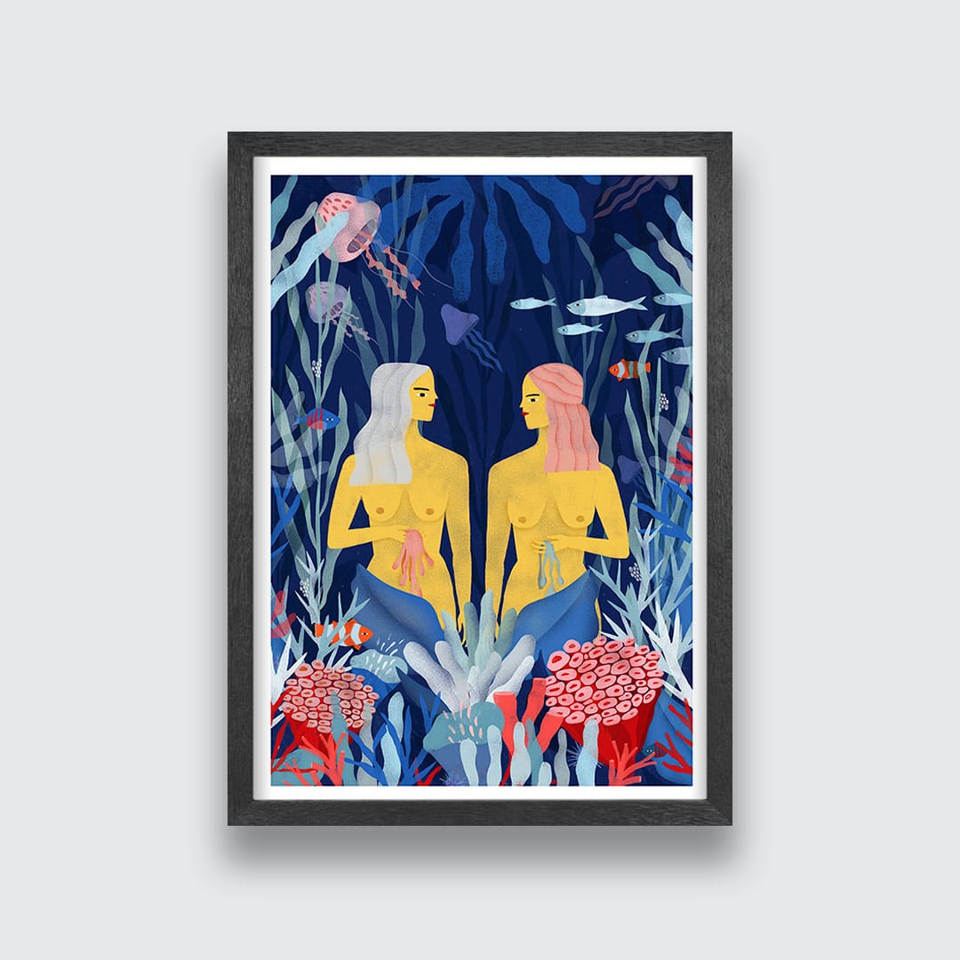 Sirena Art Print by Agustina Shuan