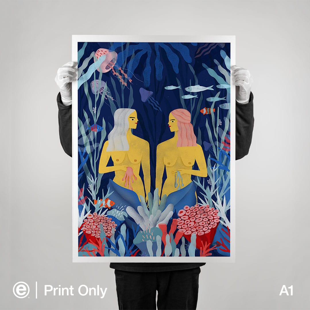 Sirena Art Print by Agustina Shuan