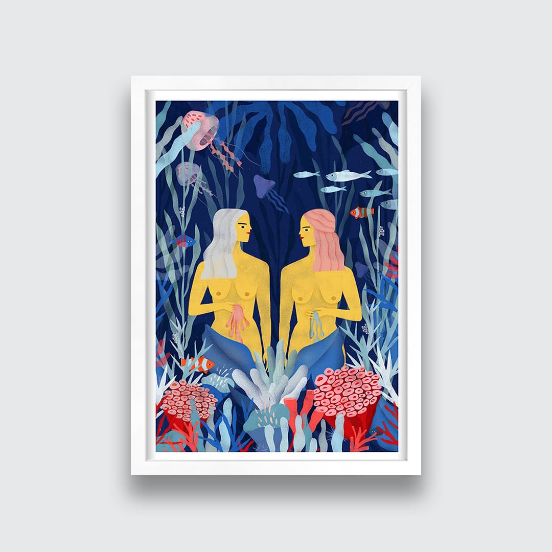 Sirena Art Print by Agustina Shuan