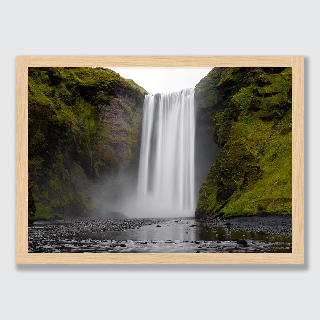 Skógafoss Waterfall Photographic Print by Emma Willetts