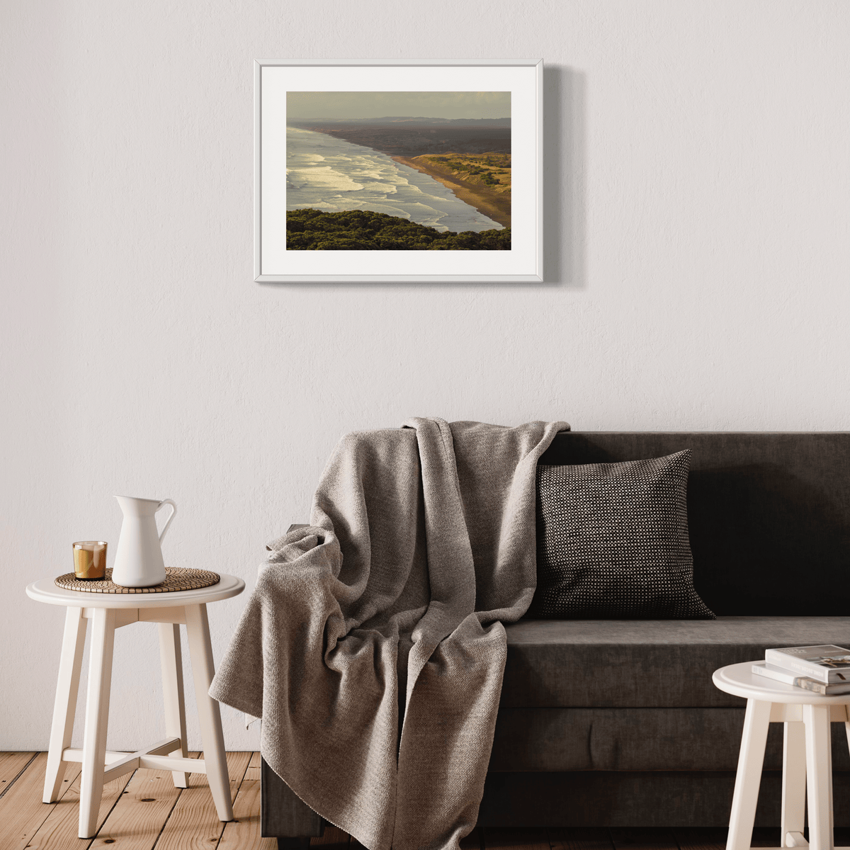 Muriwai Photographic Print by Mike Mackinven