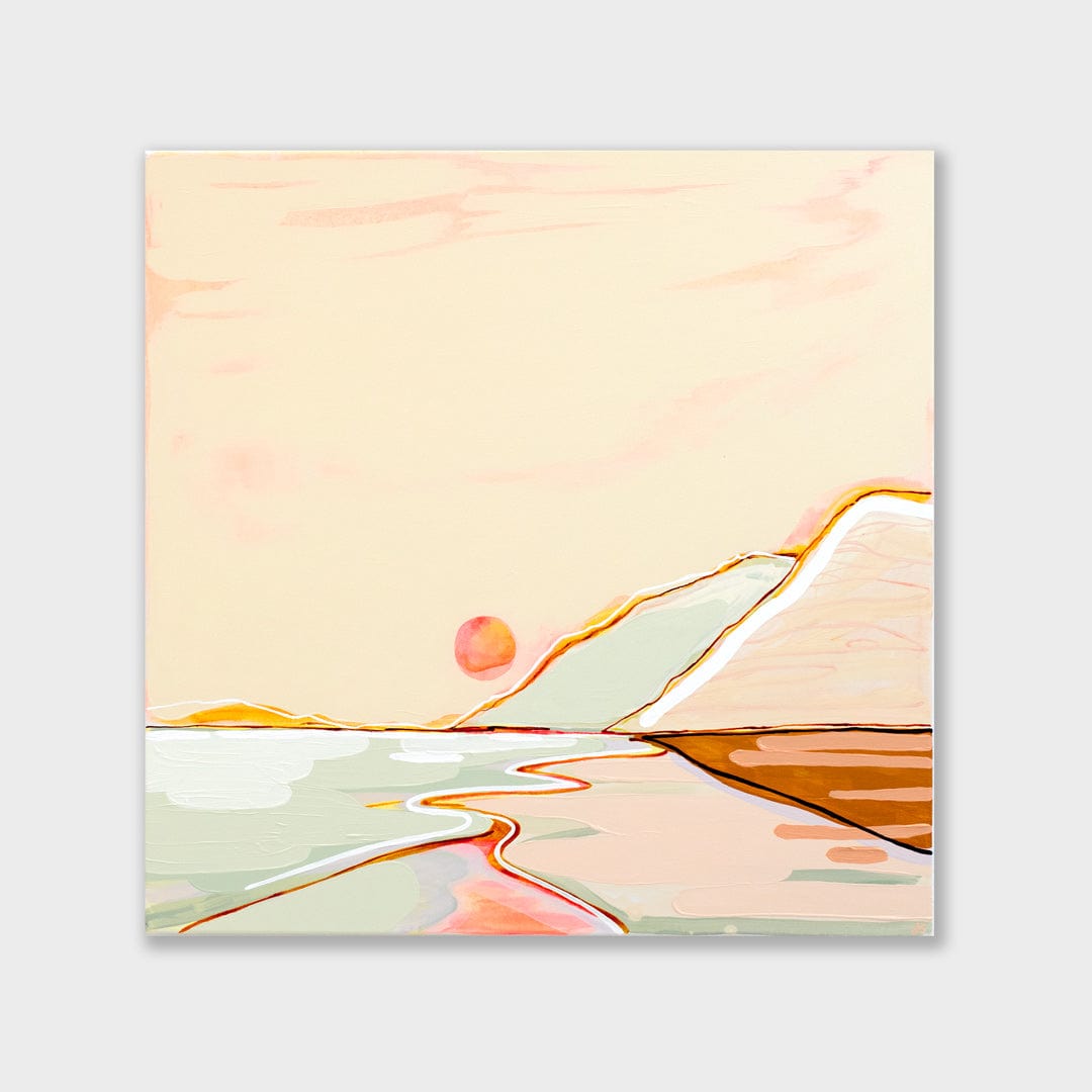 Soft Fire Original Painting by Jen Sievers