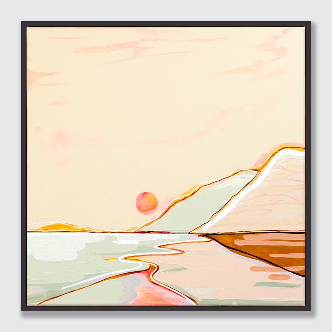 Soft Fire Original Painting by Jen Sievers