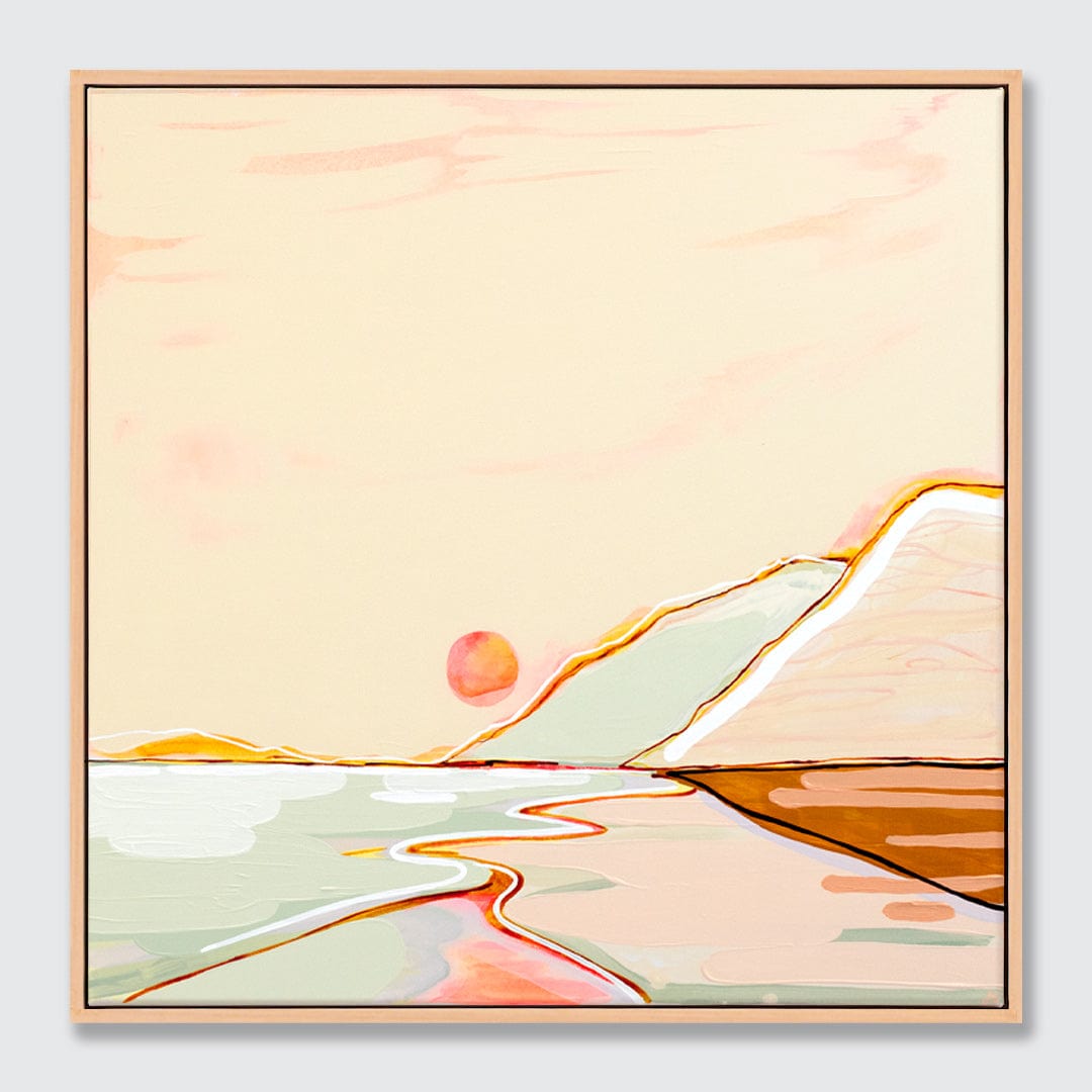 Soft Fire Original Painting by Jen Sievers