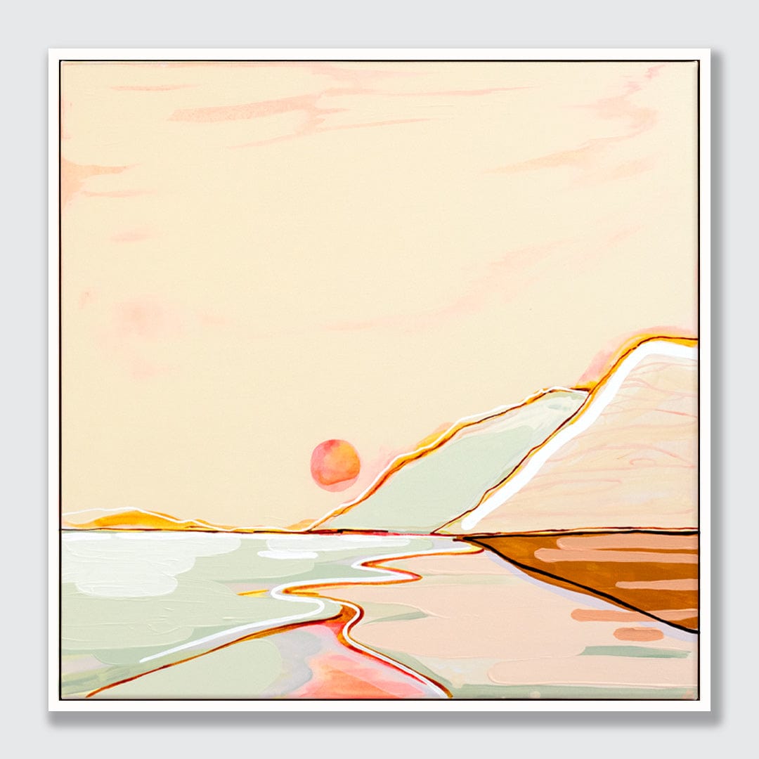 Soft Fire Original Painting by Jen Sievers