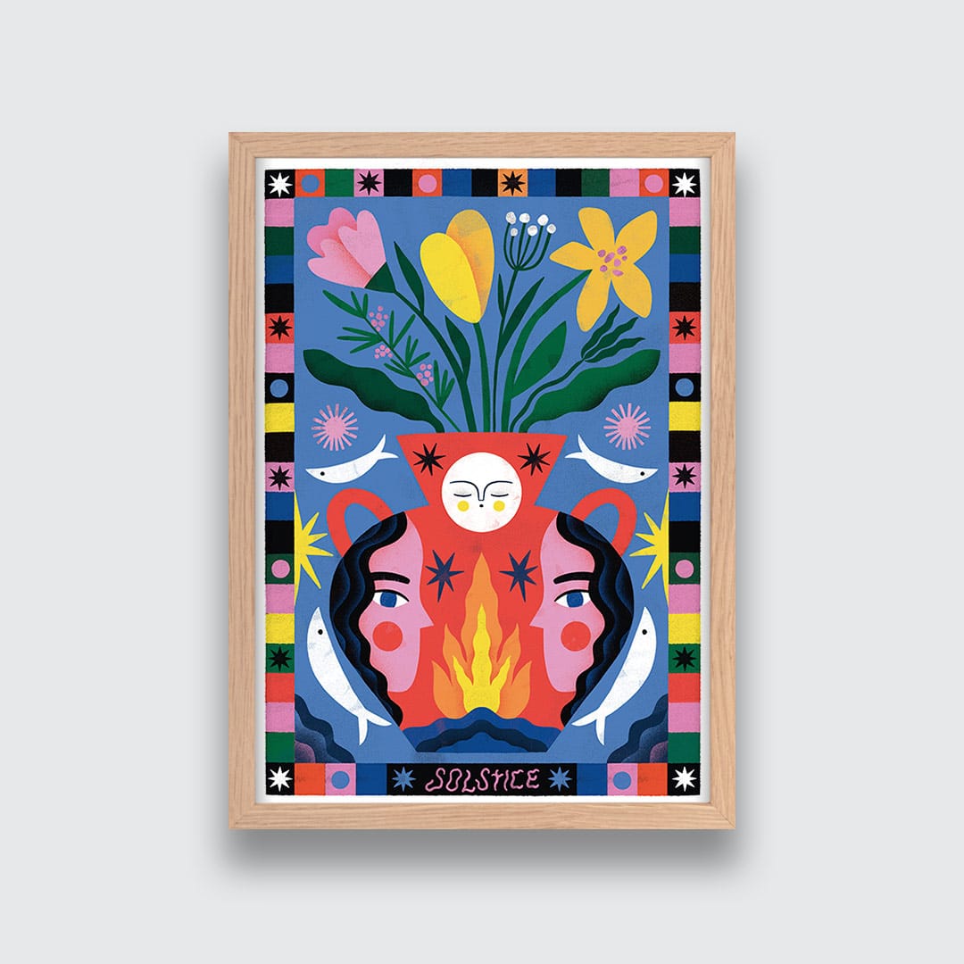 Solstice Art Print by Agustina Shuan