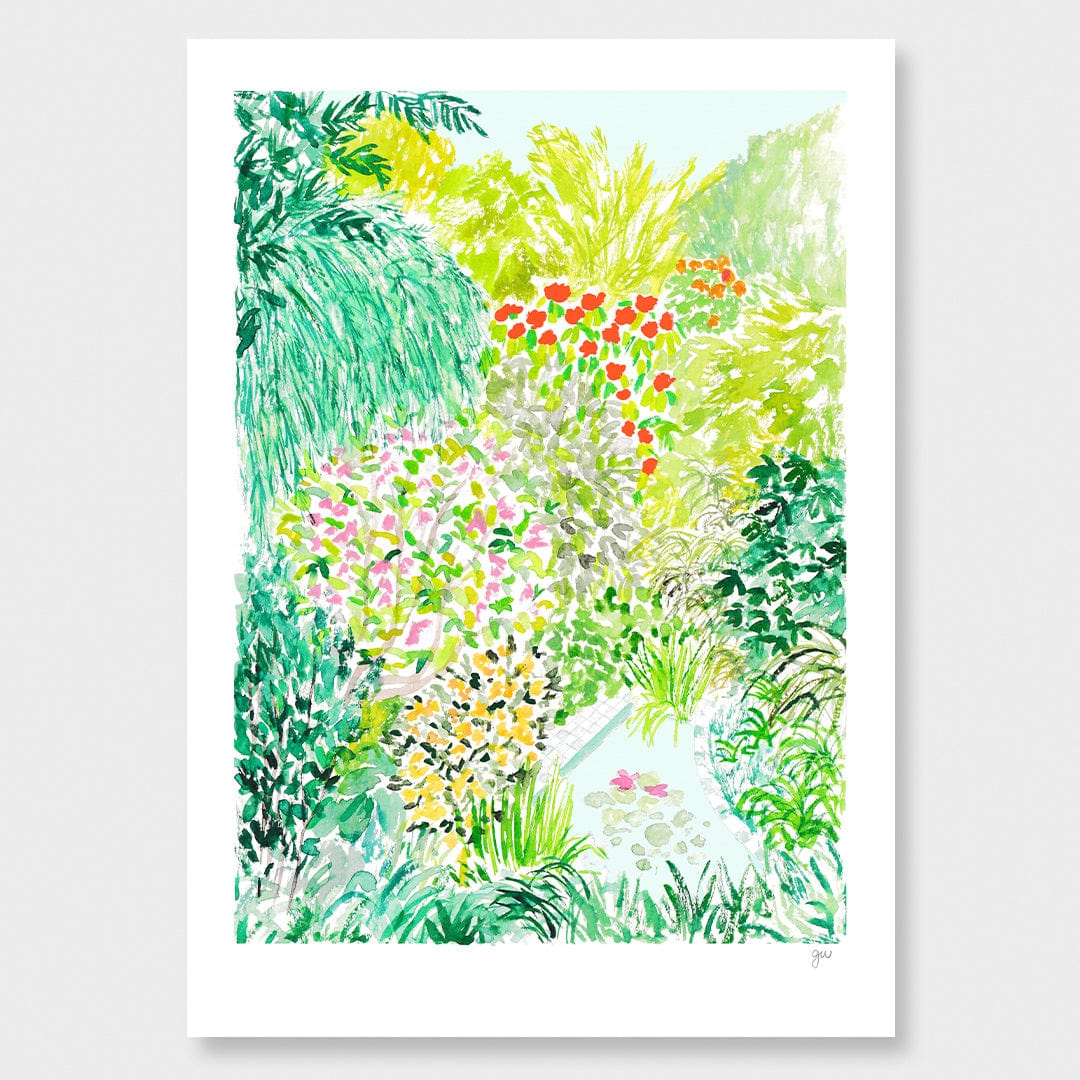 Spring Garden Nelson Art Print by Grace Wilkinson