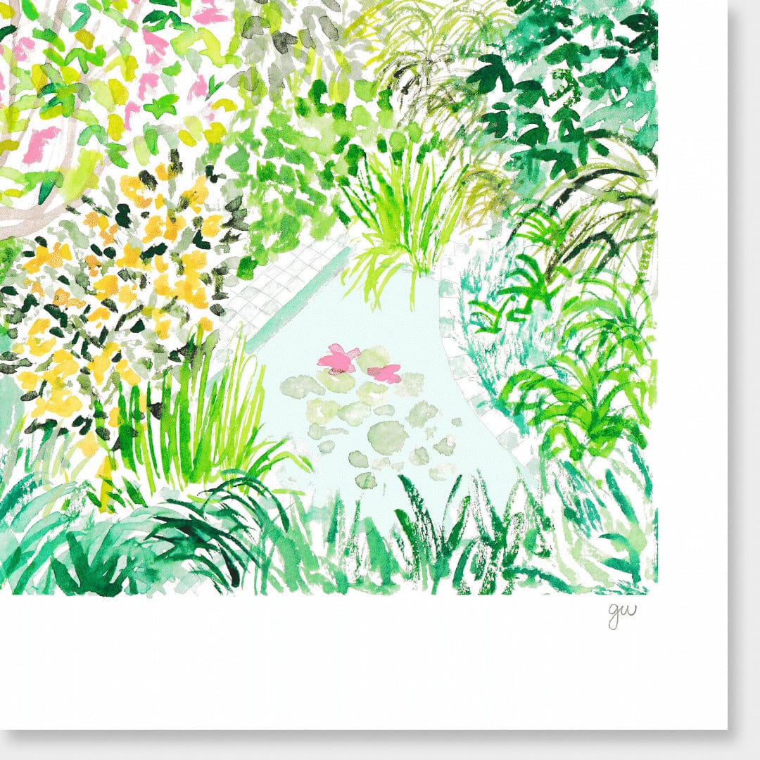 Spring Garden Nelson Art Print by Grace Wilkinson