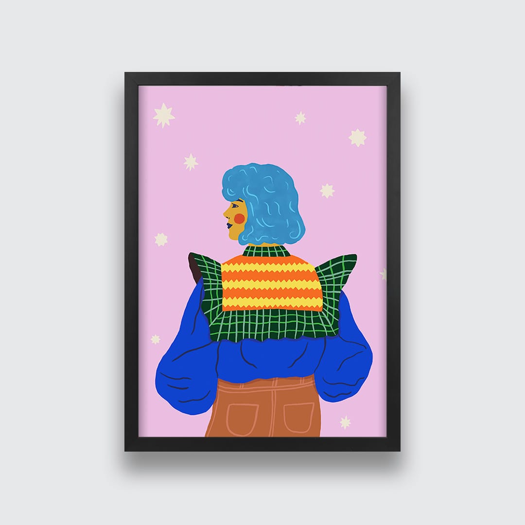 Star Gazer Art Print by Crissie Rodda