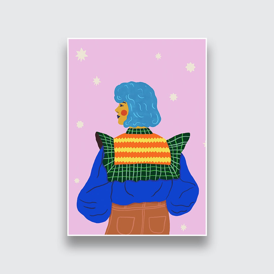 Star Gazer Art Print by Crissie Rodda
