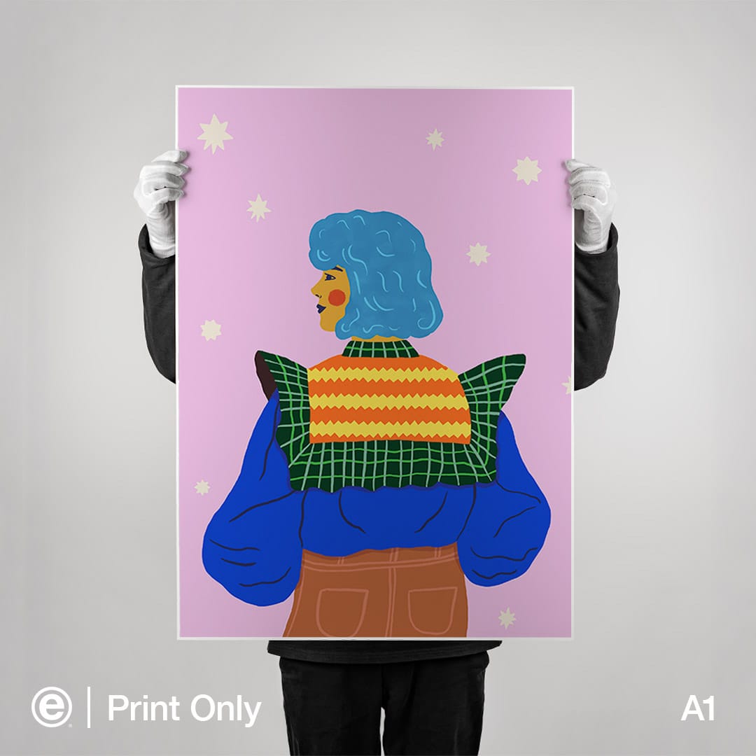 Star Gazer Art Print by Crissie Rodda