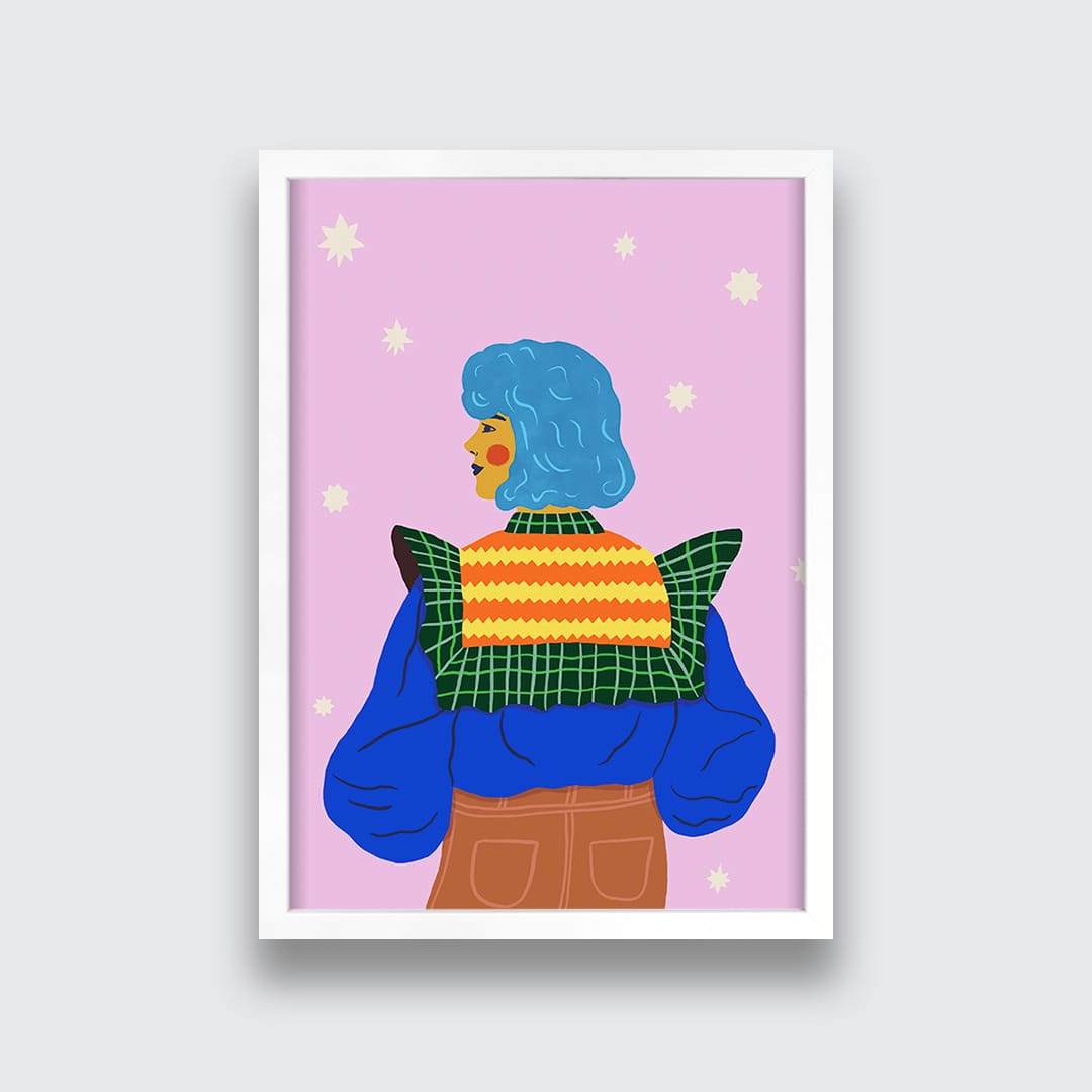 Star Gazer Art Print by Crissie Rodda