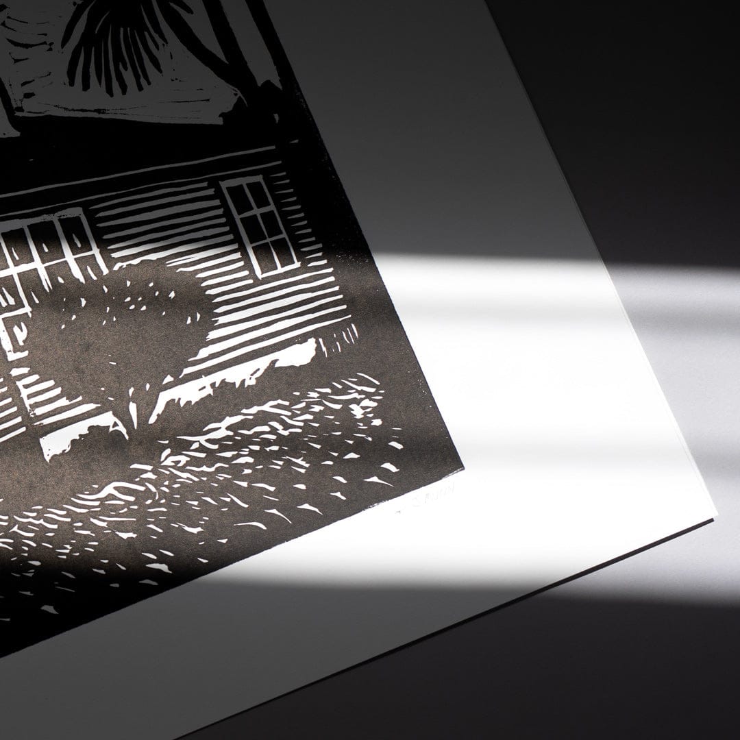 State of Home III Linocut Reduction Print by Jackson Munn